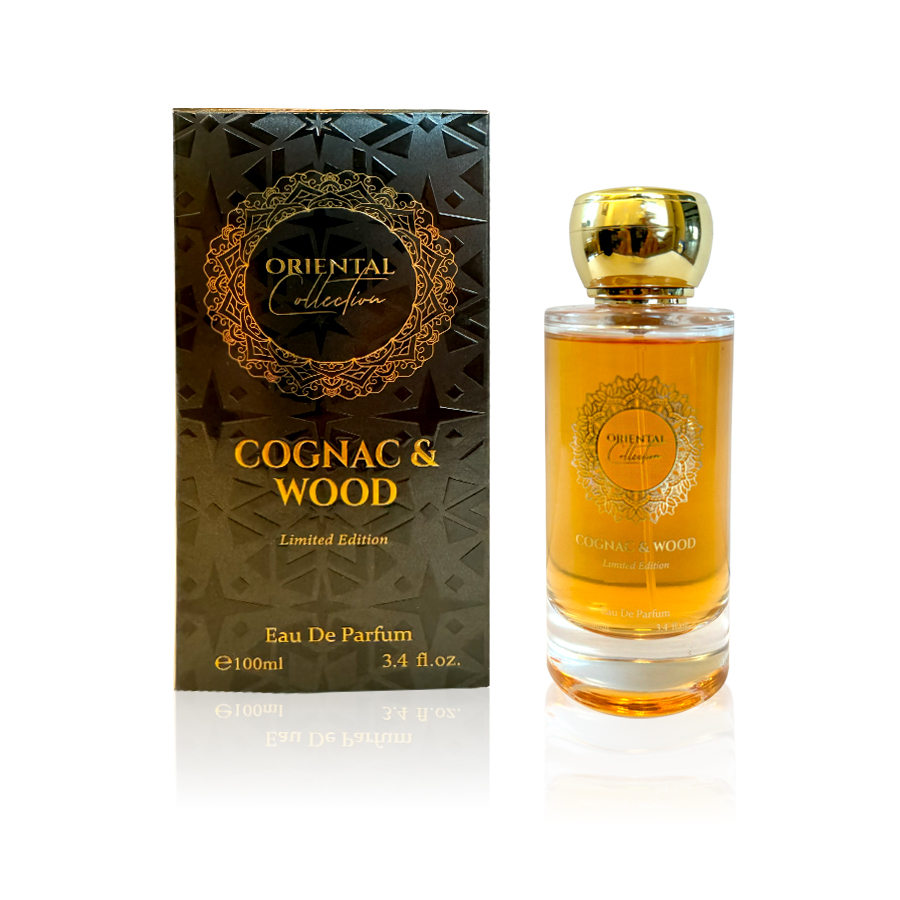 Oriental_cognac__wood_parfum_doboz Oriental Collection Cognac & Wood EDP Unisex parfüm 100 ml - Image 1